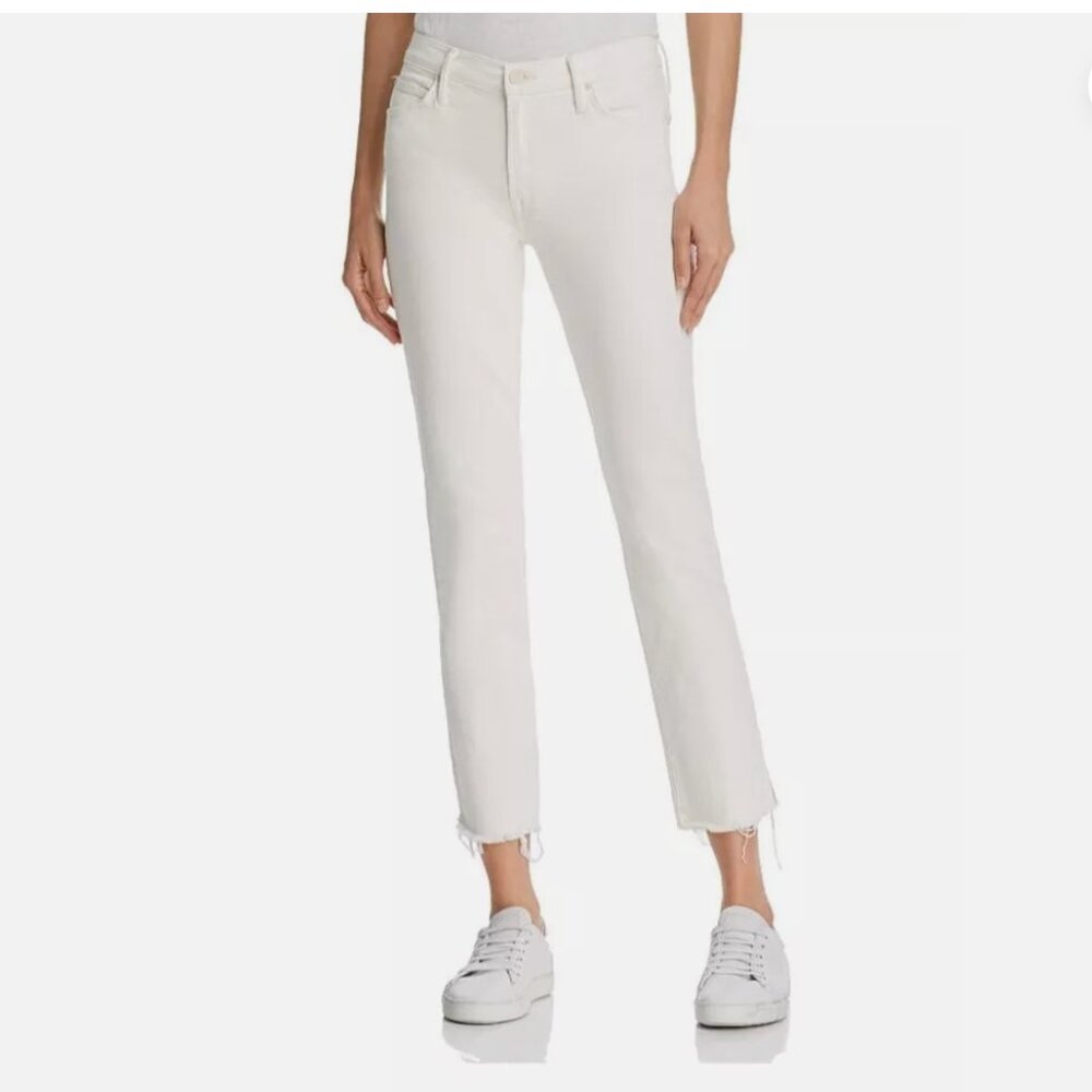 Mother The Rascal Ankle Snippet, White/Cream, 28 - image 4